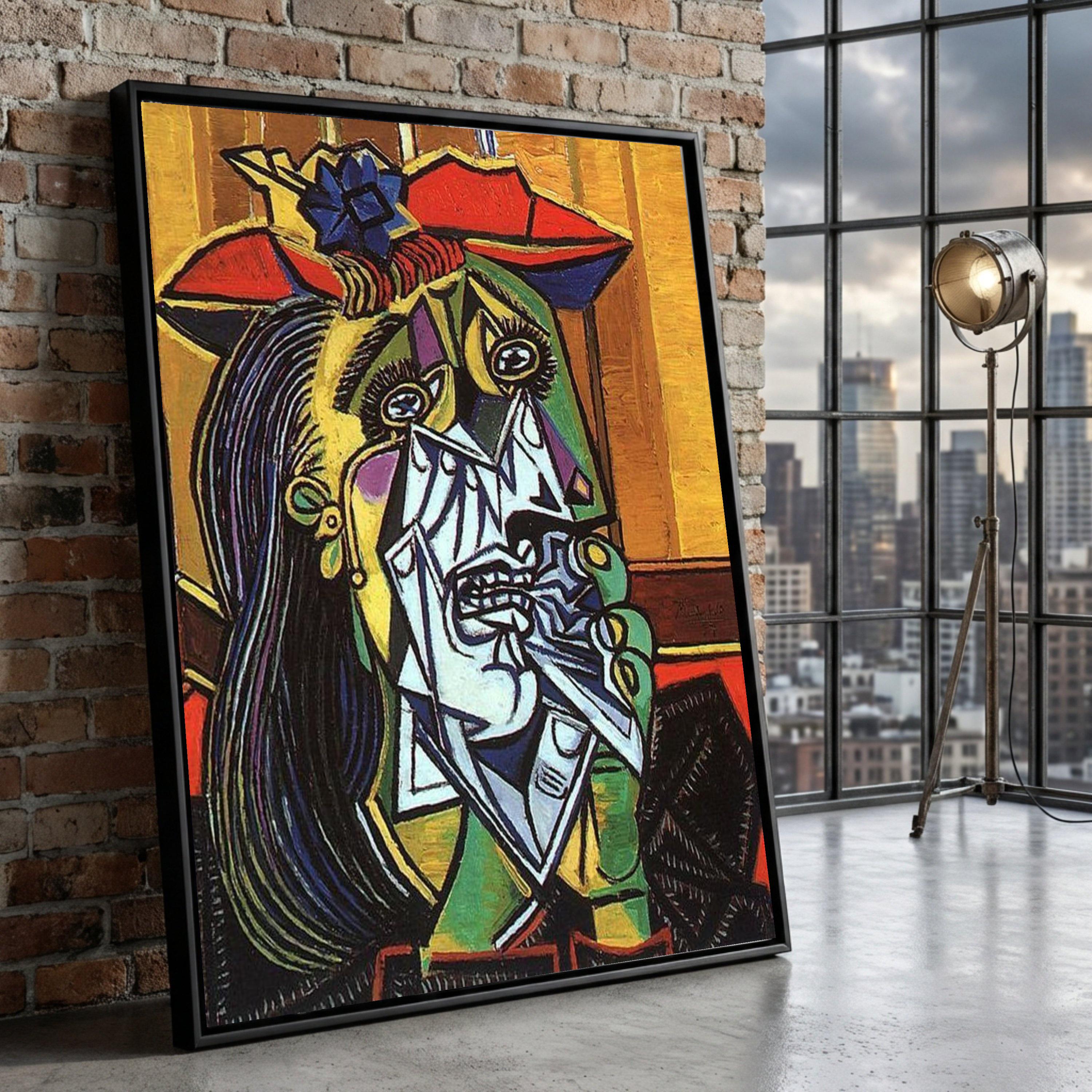 Picasso woman with book - Etsy 日本