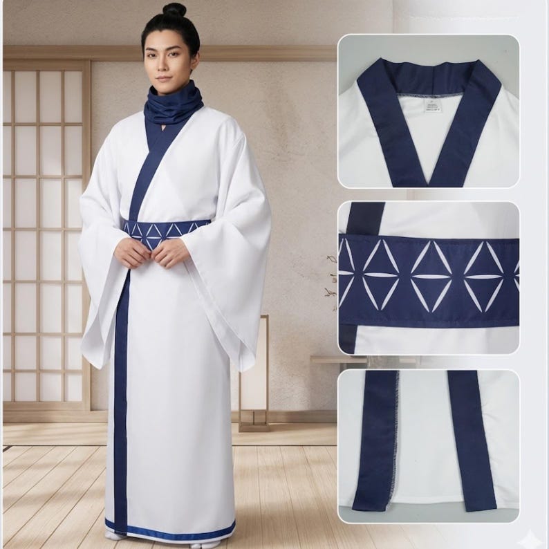 Sukuna Robe Design Ryomen Sukuna Cosplay Costume, Amine Kimono Robe, Jujutsu Kaisen ...