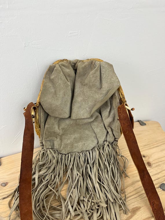 Authentic Native American Painted Turtle Shell Sa… - image 6