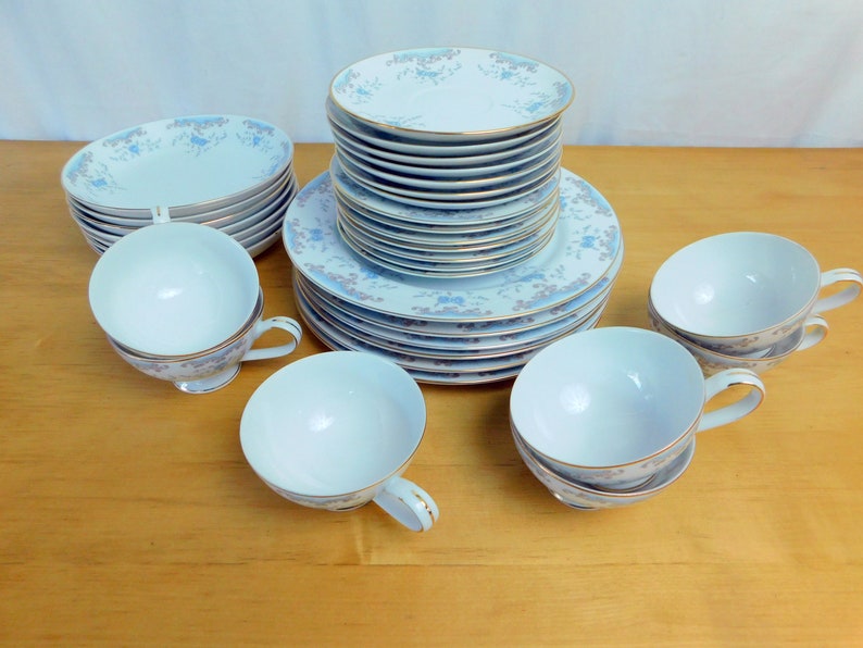 Vintage Imperial China Seville W Dalton Japan Blue Roses on Etsy