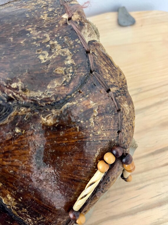 Authentic Native American Painted Turtle Shell Sa… - image 8