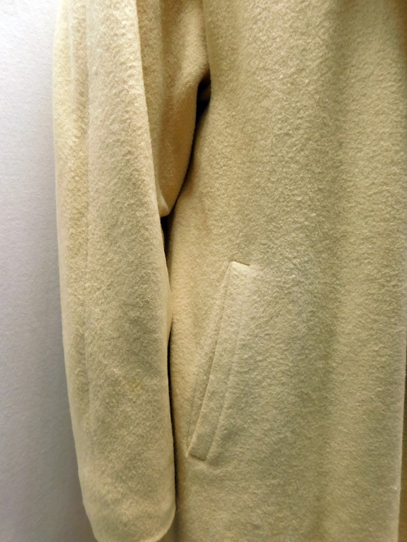 Vintage 60s ivory wool coat, Angelique by Country… - image 7