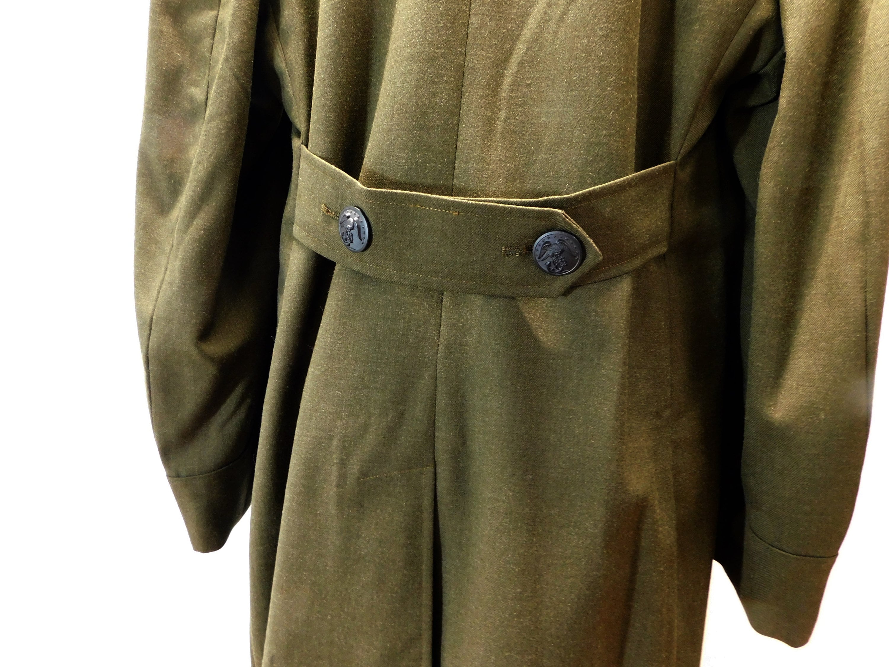 Vintage Military Marine Corps Wool Overcoat, Dress Coat Vintage Military Marine Corps Wool Overcoat, Dress Coat