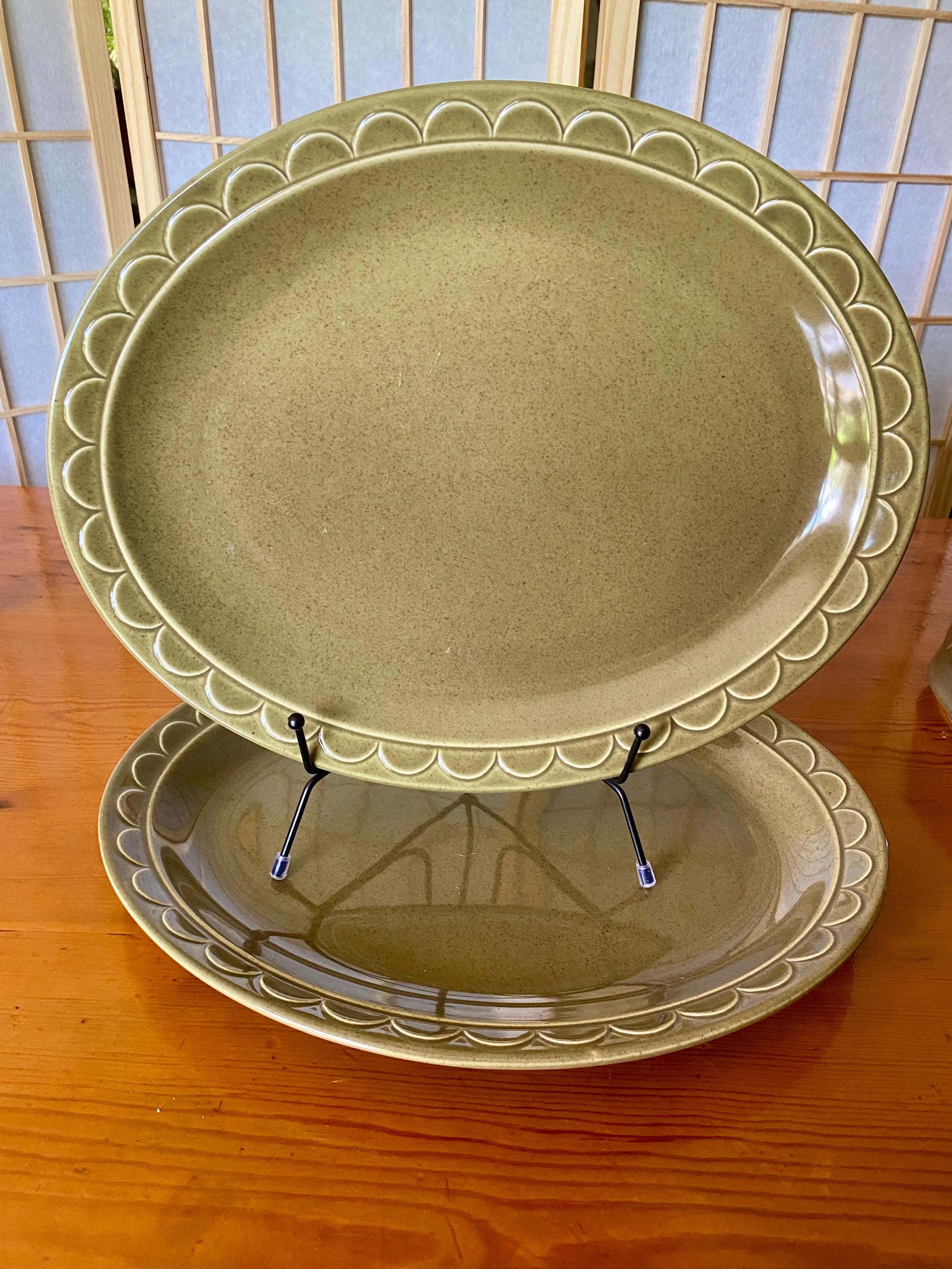 Buy Vintage Homer Laughlin Sheffield Granada Green Serving Pieces 