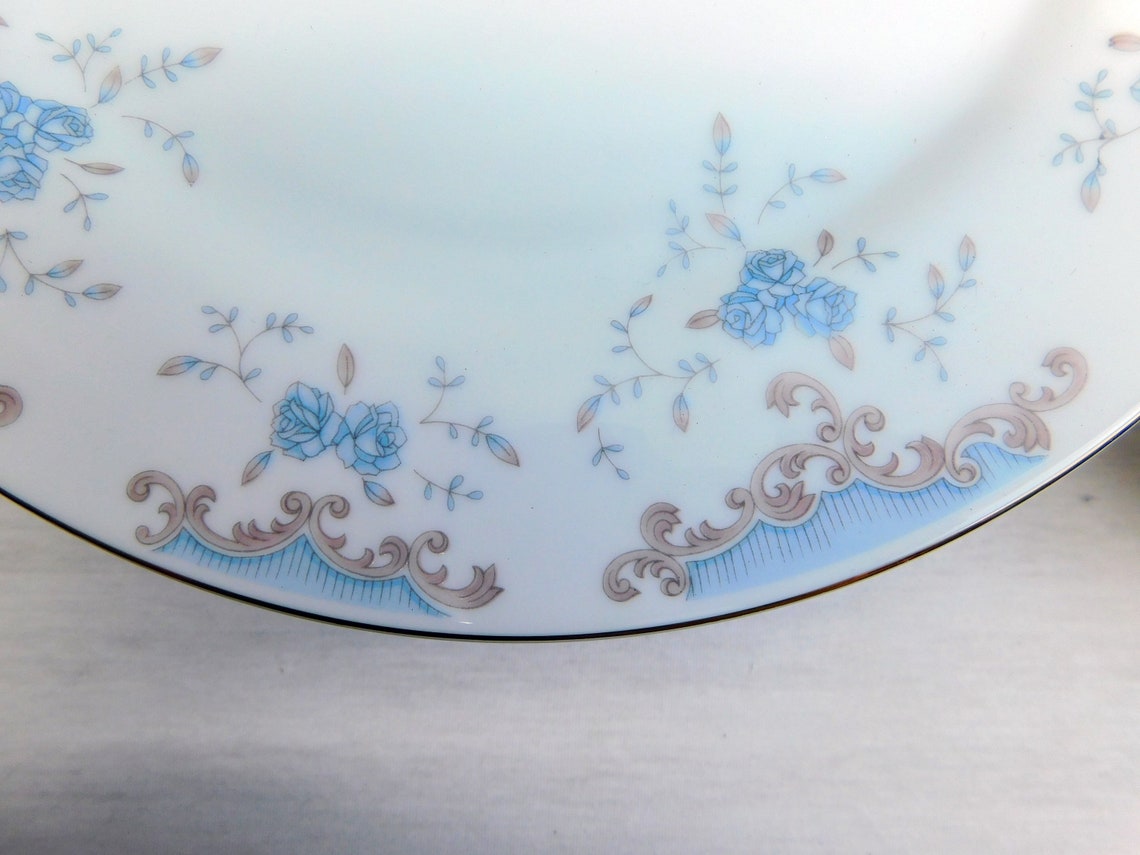 Vintage Imperial China Seville W Dalton Japan Blue Roses on Etsy