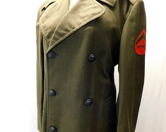 Usmc wool best sale overcoat