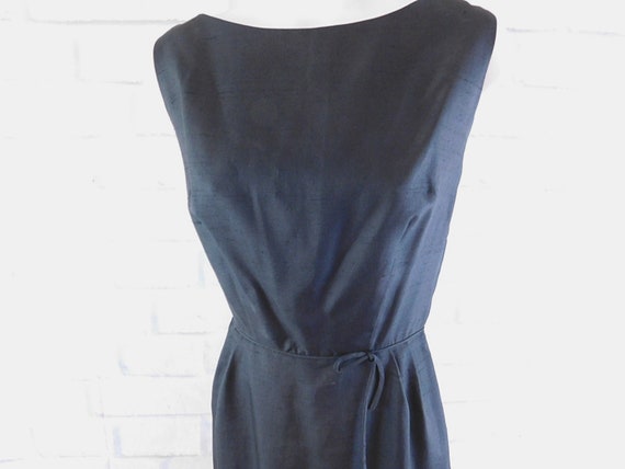 Vintage 50s Tori Richard Honolulu black wiggle dr