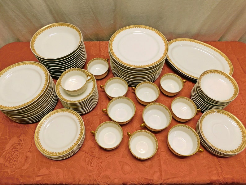 Antique French Haviland Limoges Schleiger 279 China Formal Etsy