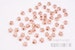 MB005-01-MRG// Matt Rose Gold Plated Star Shape Metal Beads, 6pcs 