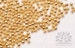 MB035-01-G// Gold Plated 3mm Round Metal Bead, 10pcs 