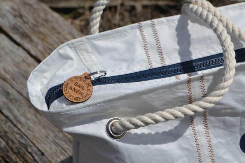 SAIL ANEW Recycled Sail Anchor Shoulder Bag Etsy