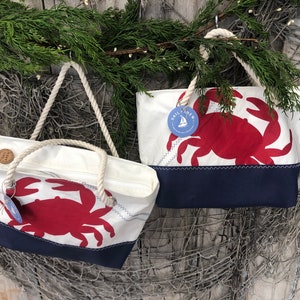 Recycled Sail Crab Handbag