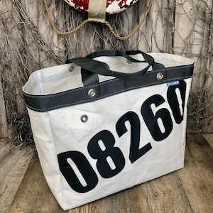 Recycled Sail Zip Code Carry-All