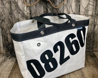 Recycled Sail Zip Code Carry-All