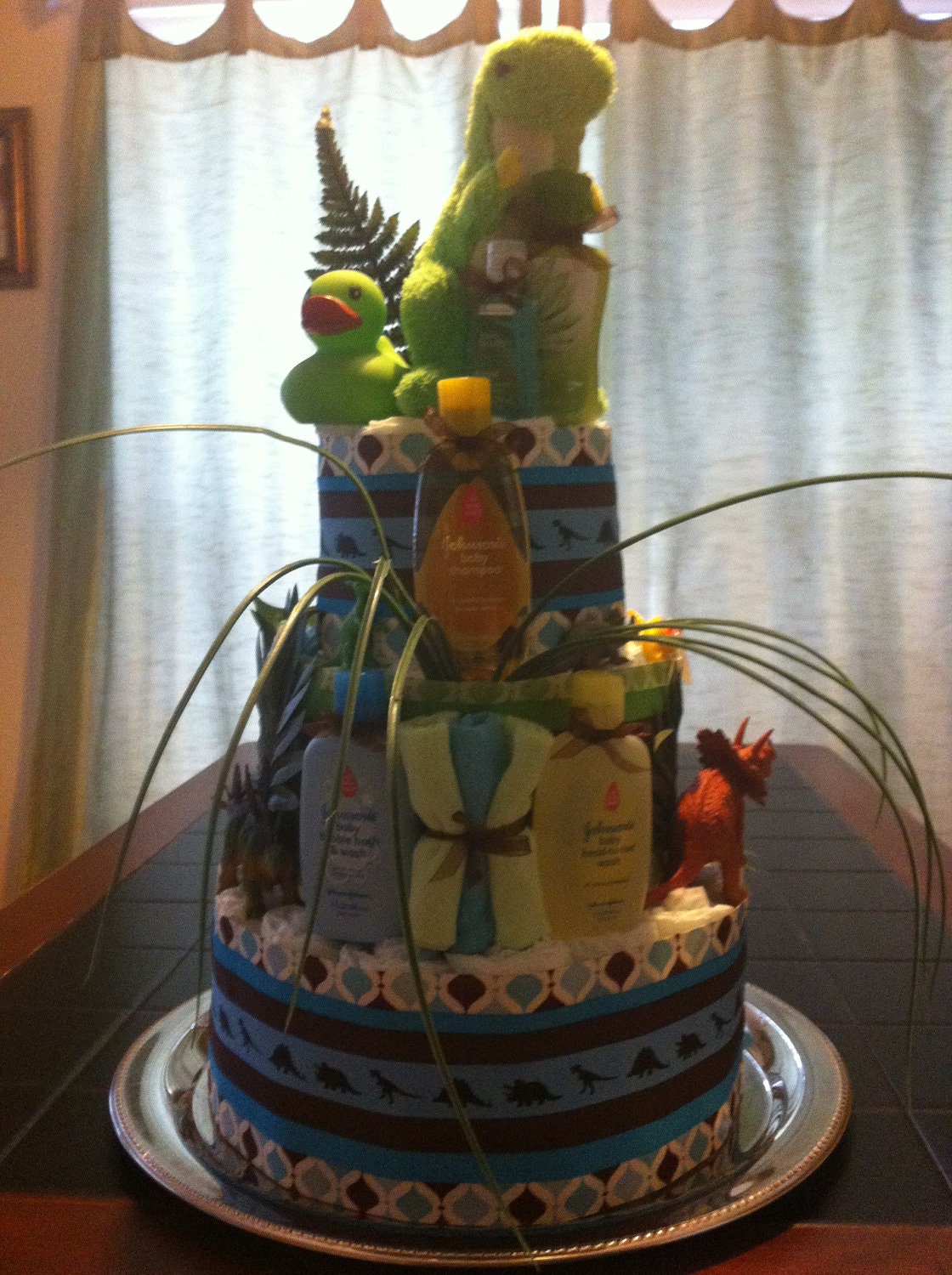 Dinosaur Diaper Cake Etsy