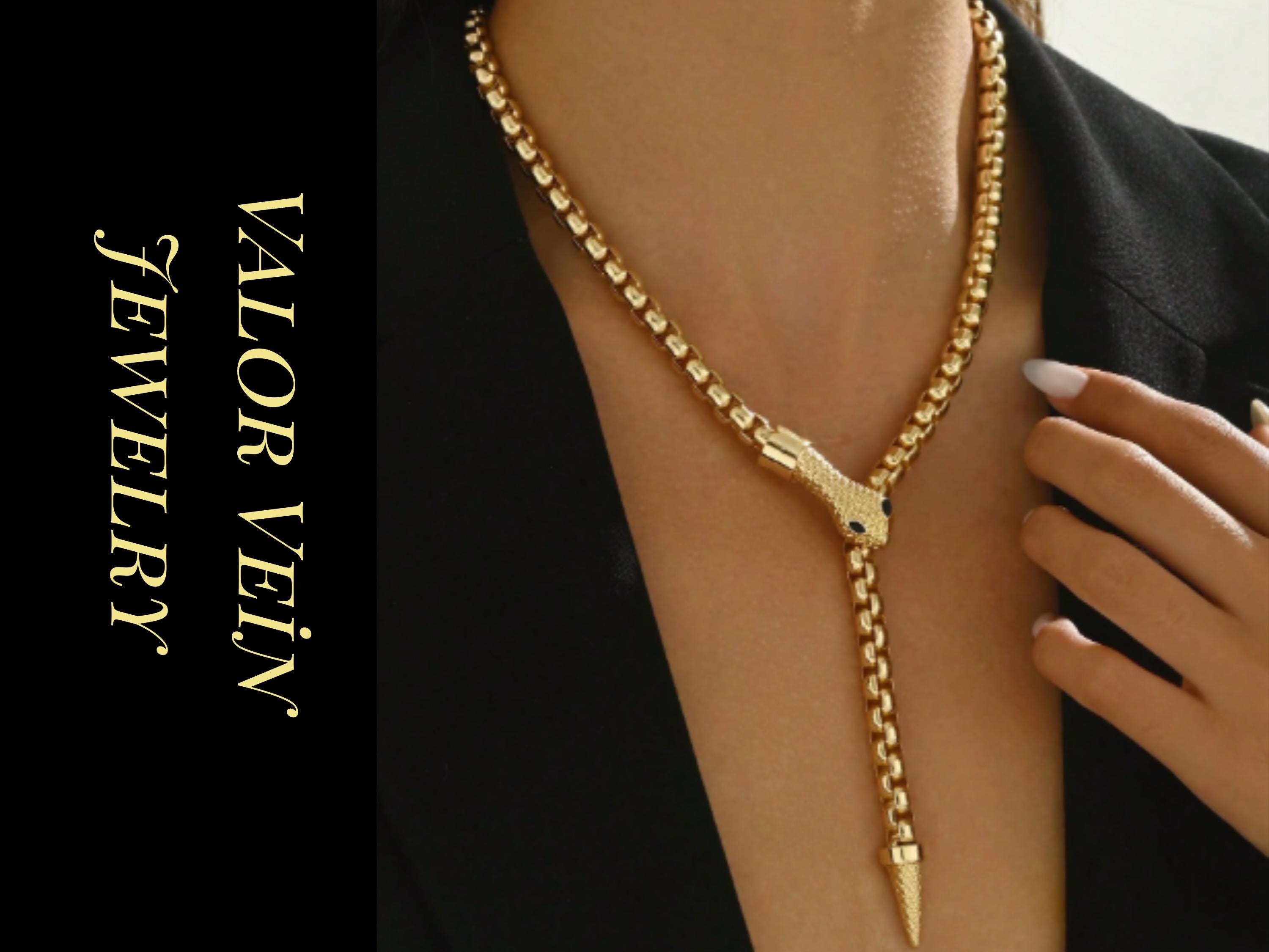 Collier Vintage Serpent Des Années 1960 - Souple, Léger Et Plein De Charme