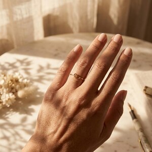 Custom Cursive Initial Ring, Script Letter Ring, 14K Solid Gold, Gift for Her, Christmas Gift
Custom Cursive Initial Ring, 14K Solid Gold, Romantic Script Jewelry