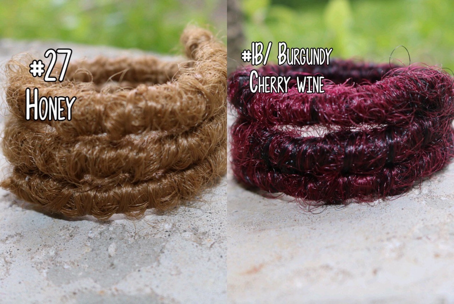 Flexible Textured Loc Wrap Hair Tie Etsy