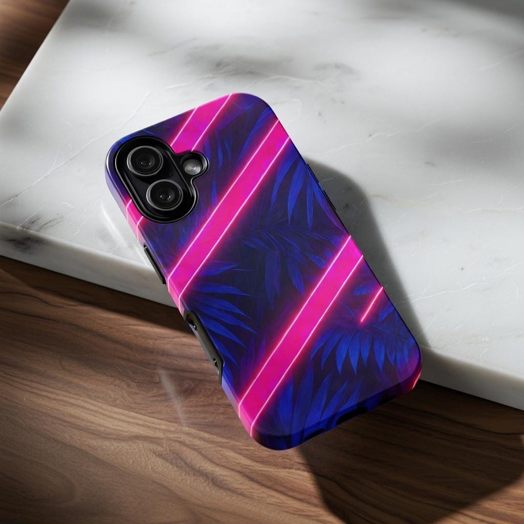 Synthwave Phone Case - Etsy