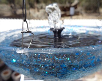 Outdoor Fountain, Hanging Solar Powered Water Fountain