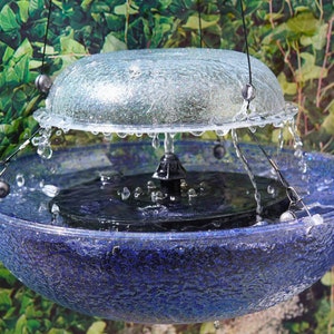 Solar Water Fountain, Outdoor Fountain, Bird Fountain, Water Fountain Bird Bath, Free Shipping