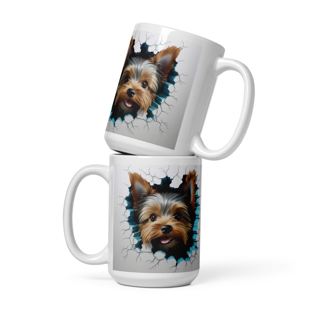 Yorkshire Terrier Mug, Terrier Gift, Custom 15oz. FREE SHIPPING - Etsy