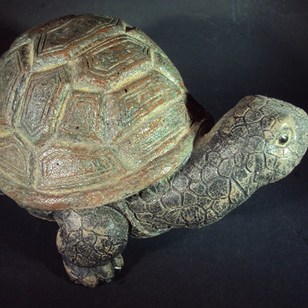 Concrete Garden Turtle Stone,  Weighs over Three Pounds