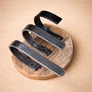 Abrazaderas para cortinas de hierro forjado a mano / Abrazaderas rústicas y modernas / Herrajes de acero resistentes para ventanas