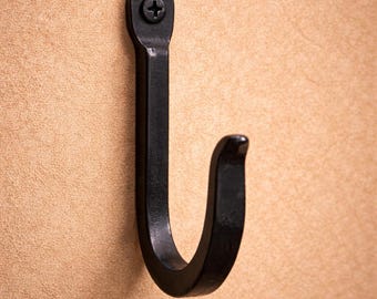 Cast Iron Wall Hook | Skillet & Pot Hook | Heavy Duty Kitchen or Entryway Hook