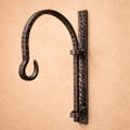 Hand Forged Wrought Iron Wall Hook | Rustic Lantern & Plant Hanger | Blacksmith Made Bracket product logo