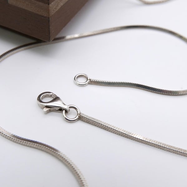 S925 Sterling Silver Snake Chain Necklace