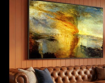 ウィリアム・ターナーの夕焼け抽象画：ファインアートプリント