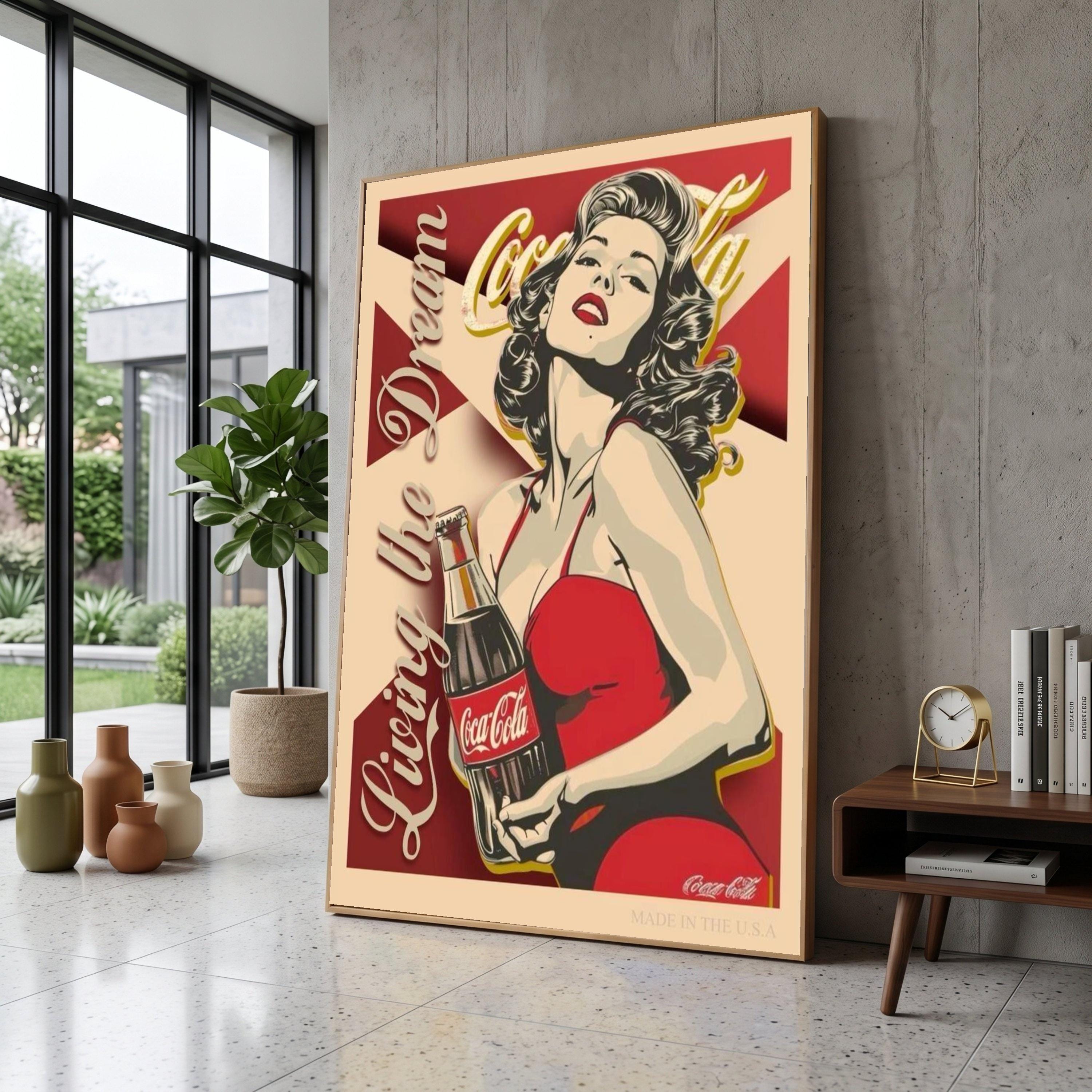 Coca cola pinup girl - Etsy 日本