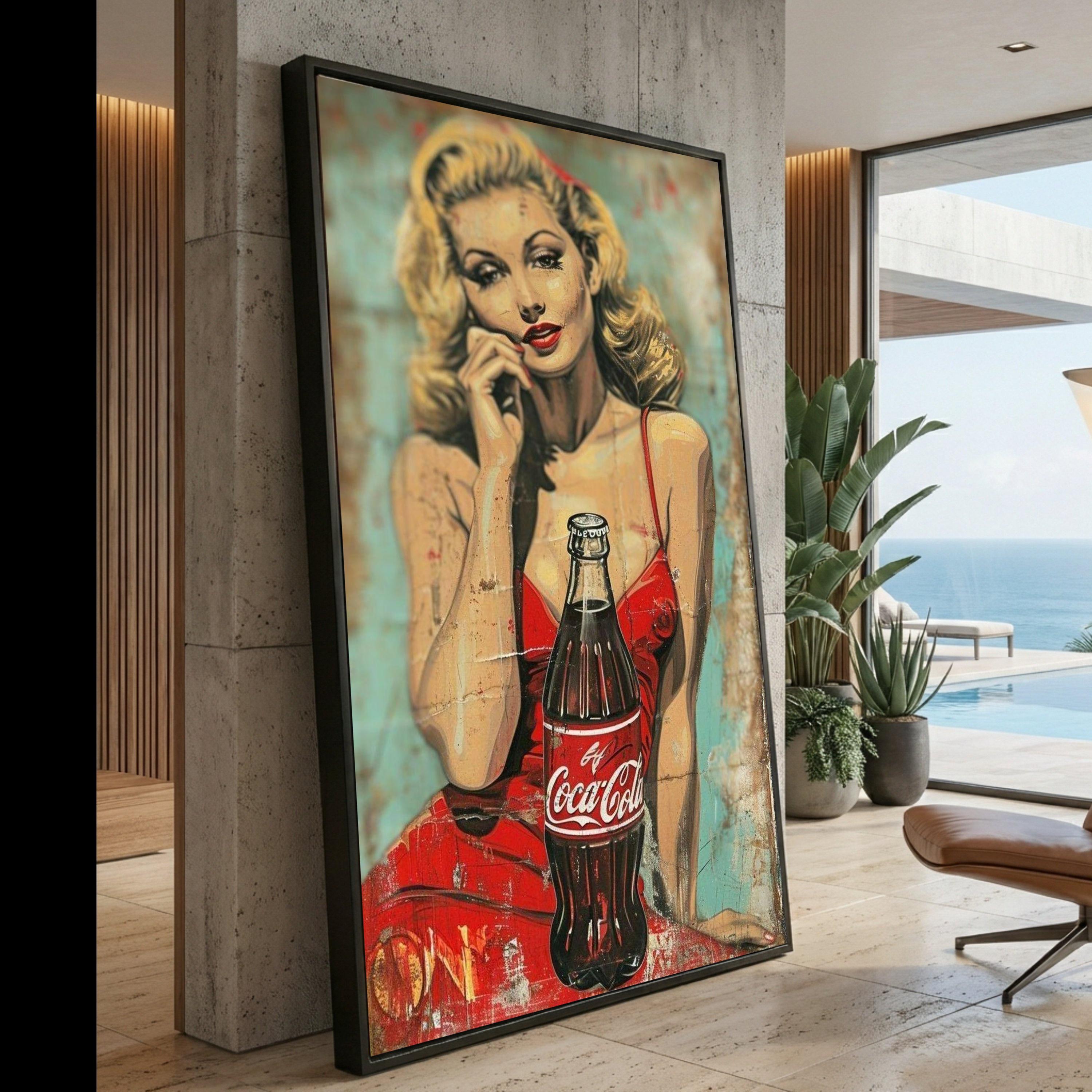 Coca cola pinup girl - Etsy 日本