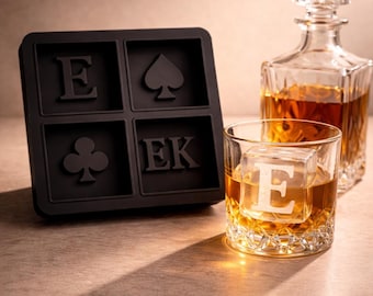 Custom Silicone Ice Cube Mold – Personalized Ice Cubes for Whiskey & Cocktails