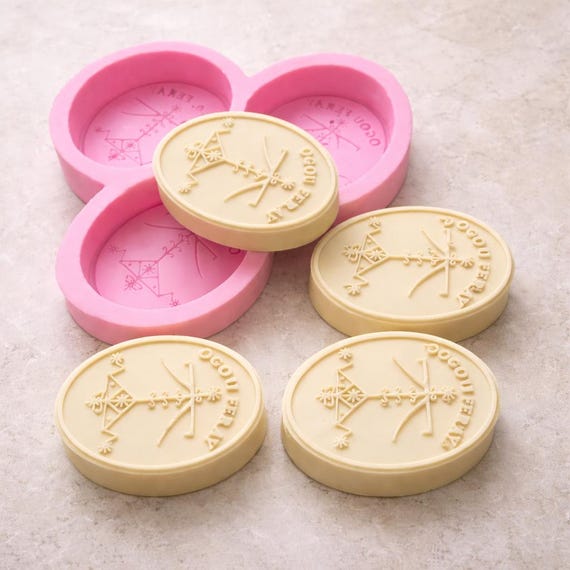 Personalized Oval Silicone Soap Mold with Custom Logo or Text – Handmade Mold for Soap, Resin & Wax