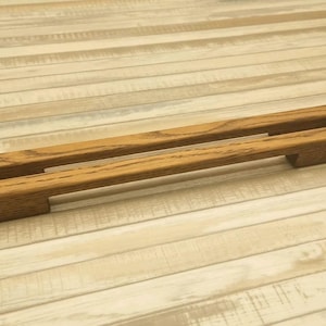 Solid Oak Wooden Cabinet Handles – Set of 2