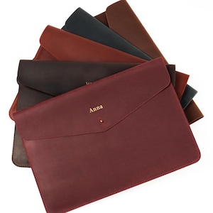 Leather Document Folder | Personalized Leather File Holder