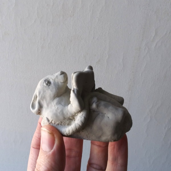 Reading Mouse - Life Sized Concrete Sculpture - Garden Art, Animal Statue, Gift for Pet Mouse Lover or Reader,Hand Made Original Statue, Art