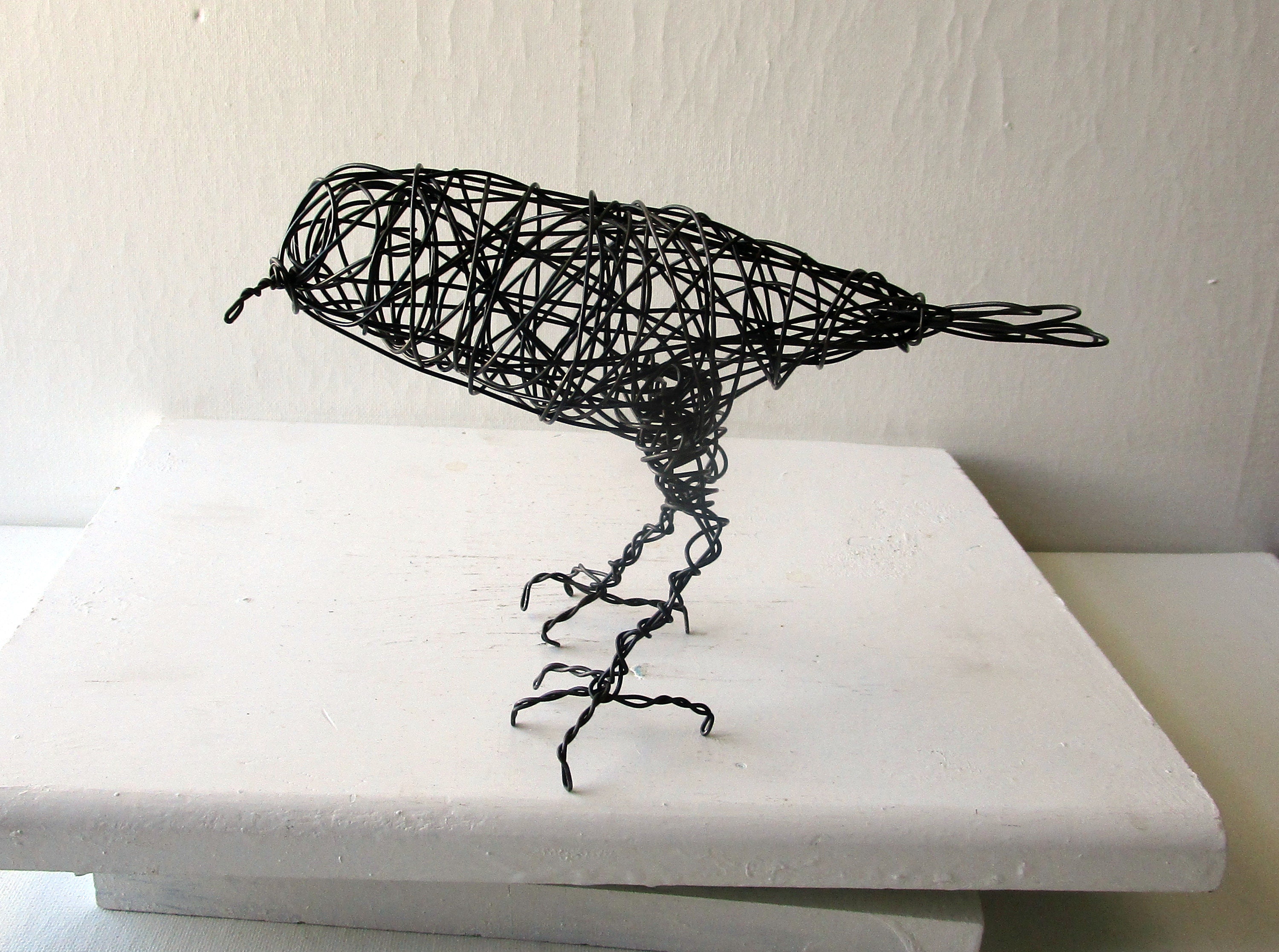 Bird on a Wire Art - Etsy