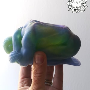 Celestial Crouched Man -Hand Cast Resin Sculpture, Plant Pot, Candle Holder, Sculptural Plant Holder, Cup, Vessel, OOAK, One of a Kind
