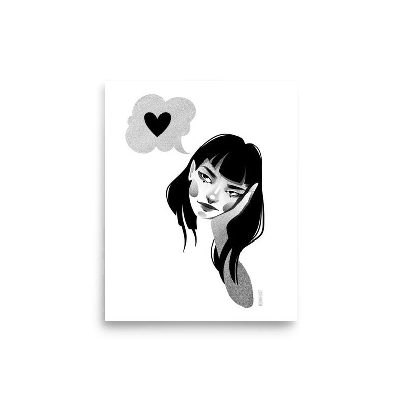 Wander - Wall Art Paper Poster / Modern Art Print / Illustrated Home Décor