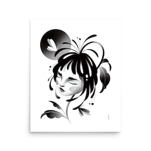 Grow - Wall Art Paper Poster / Modern Art Print / Illustrated Home Décor