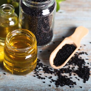 30-300 zwarte komijnzaadjes, Nigella sativa, Kalonji aromatisch kruid afbeelding 6
