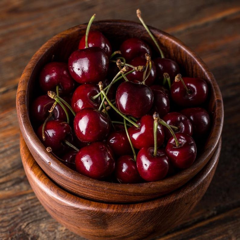 Más de 20 semillas de cereza dulce del Himalaya, Prunus avium, cerezo silvestre. imagen 4