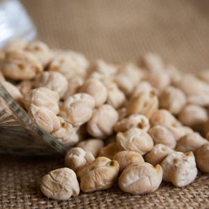 白ひよこ豆の種子、Cicer arietinum、Kabuli Chana Vegetable 25-100 画像 1