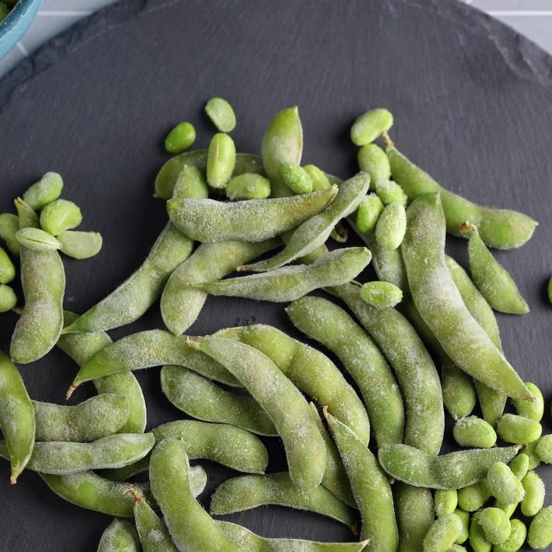 10-30 semillas de edamame, Glycine max, soja verde. imagen 5
