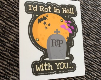 Rot In Hell Etsy