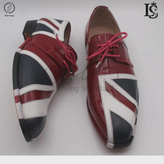 leather union jack dress British Icon Union Jack Leather Tailcoat Jacket Handmade London Style Mens Coat