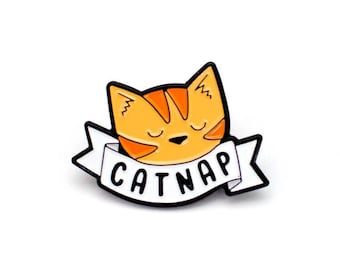 Cat Nap - Cute Cat Soft Enamel Pin